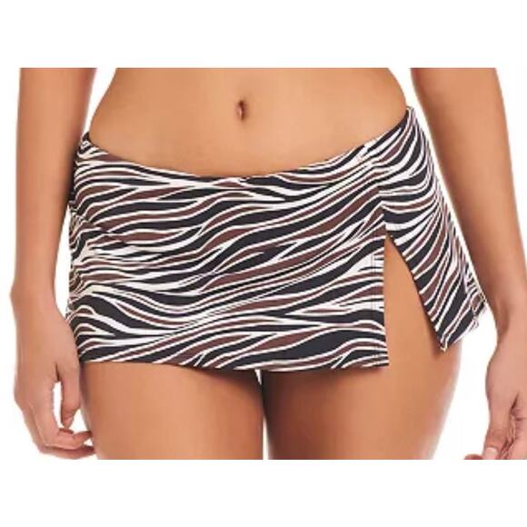 Bleu Rod Beattie Animal Instinct Skirted Hipster Bikini Bottom 10 NWT - Picture 1 of 2